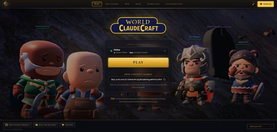 World of Claudecraft